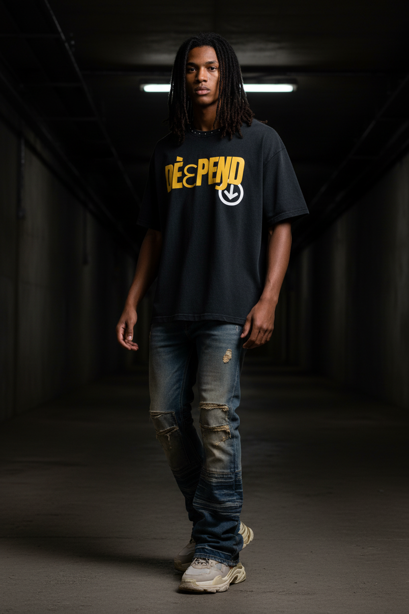 DèɛpEŋD Logo Tee – Front