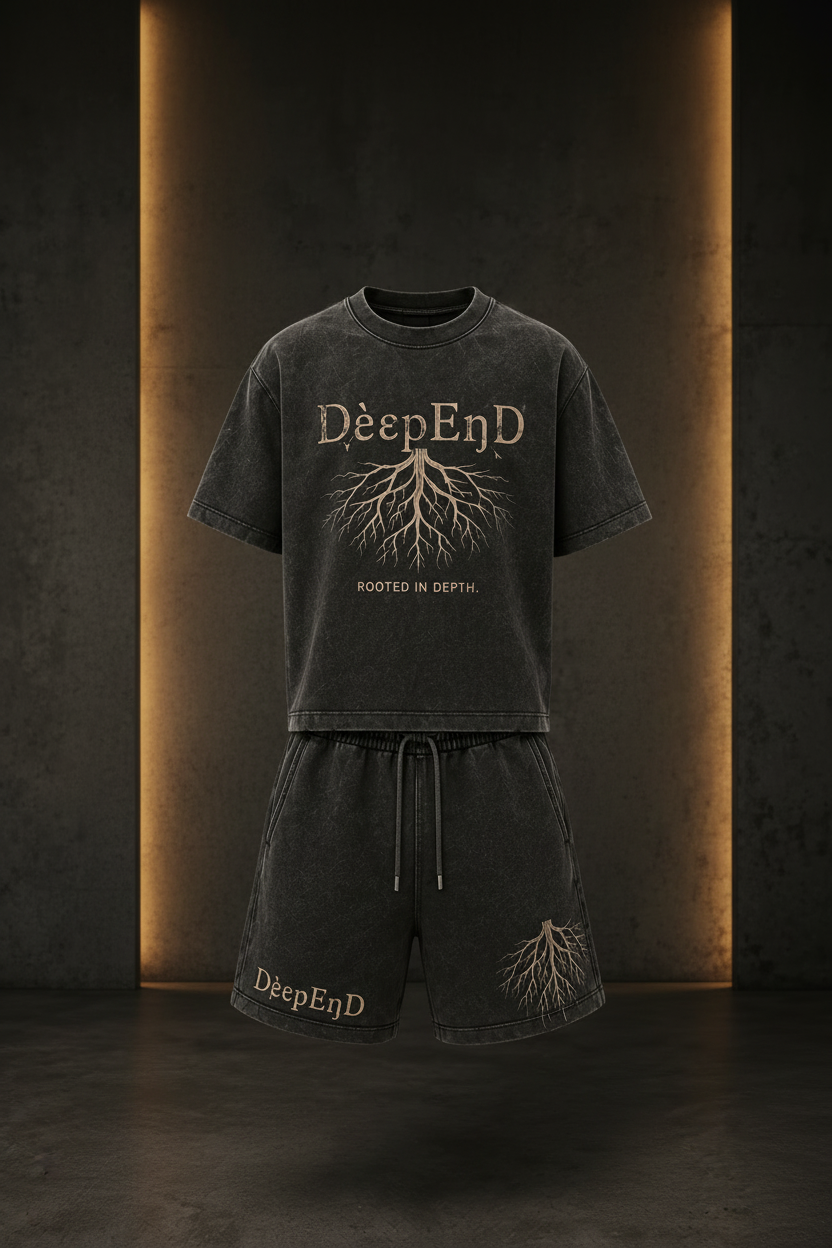 DèɛpEŋD Rooted Short Set – Ghost Mannequin