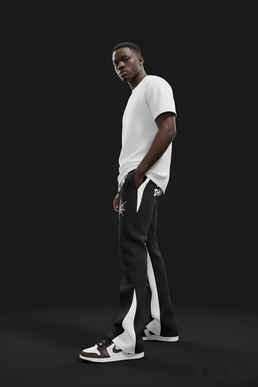 Dark Flared Joggers KC3322