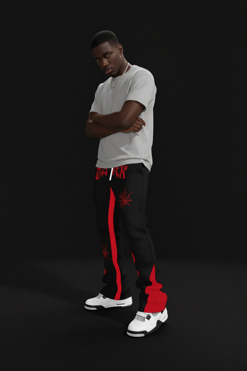 Dark Flared Joggers KC3323