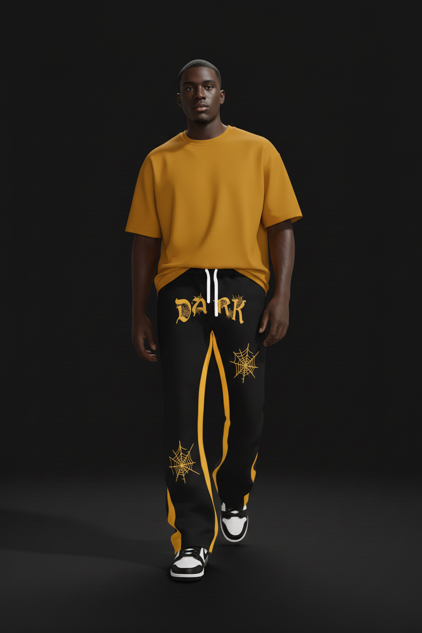 Dark Flared Joggers KC3324