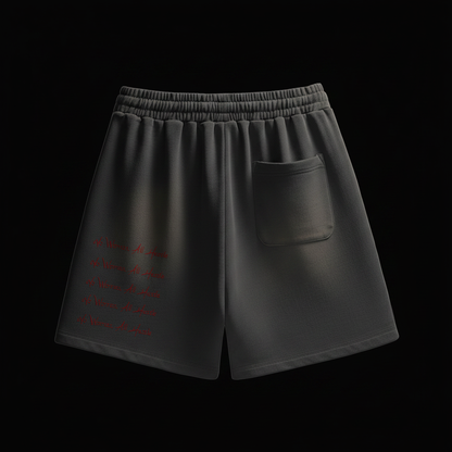 Dark Gray Shorts Back