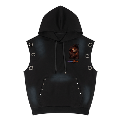 DèɛpEŋD "Blackout" Sleeveless Hoodie — product image 4