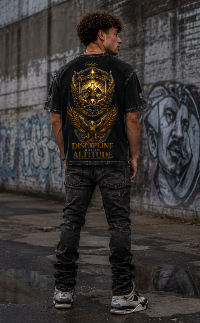 DèɛpEŋD "Ascension" Snow Wash Boxy Fit T-Shirt