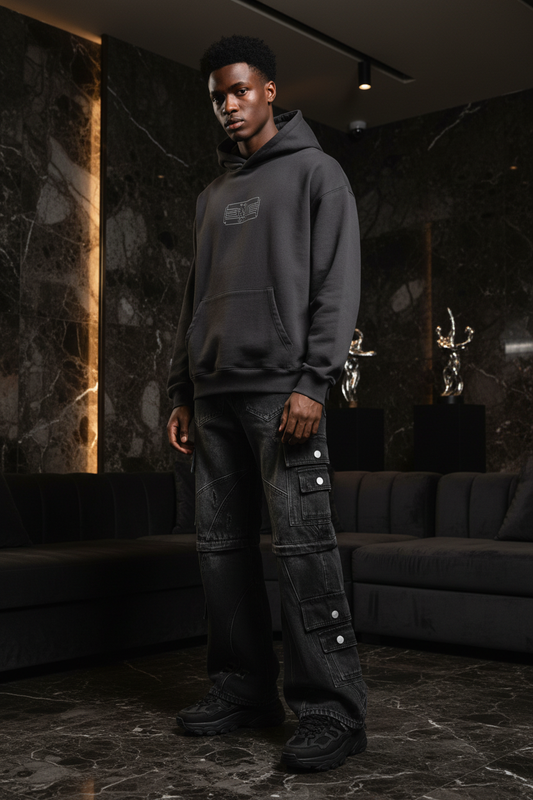 DRKANGL TRNSFRMR DENIM – Lifestyle Model Shot