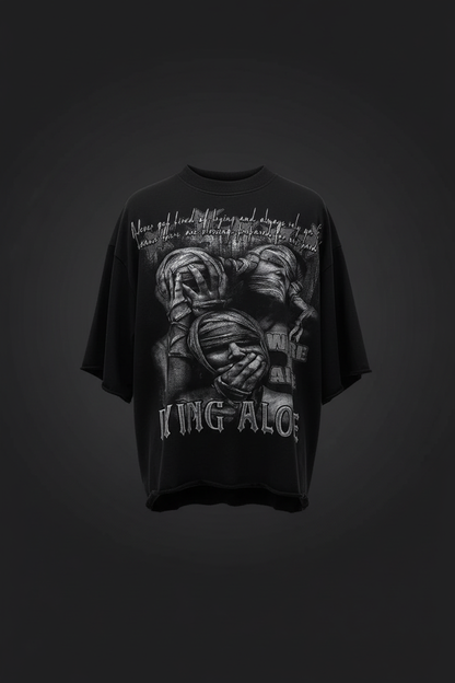 Dying Alone Tee — Ghost Mannequin Mockup