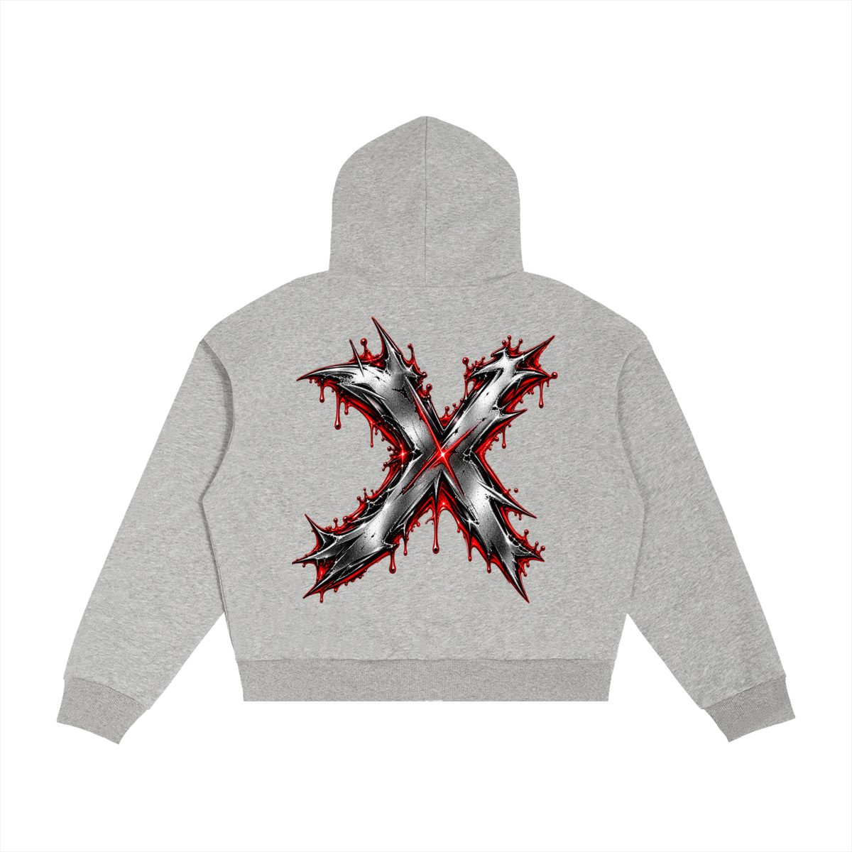 DèɛpEŋD Unbothered Plaid Hood Zip Up