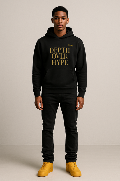 DèɛpEŋD Depth Over Hype Hoodie — product image 1