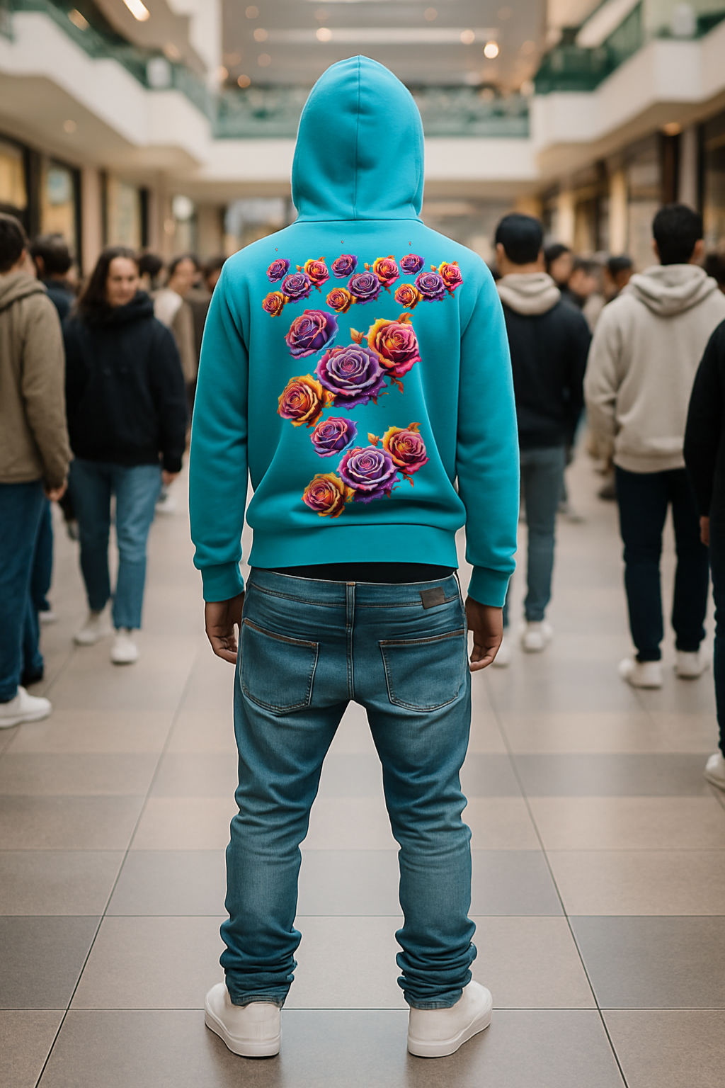 DèɛpEŋD Classic Rose Hoodie