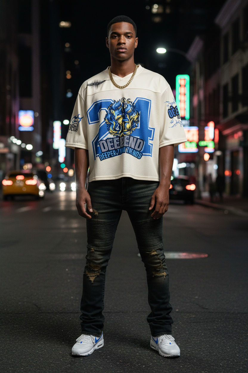 Full Front View - Jersey Model