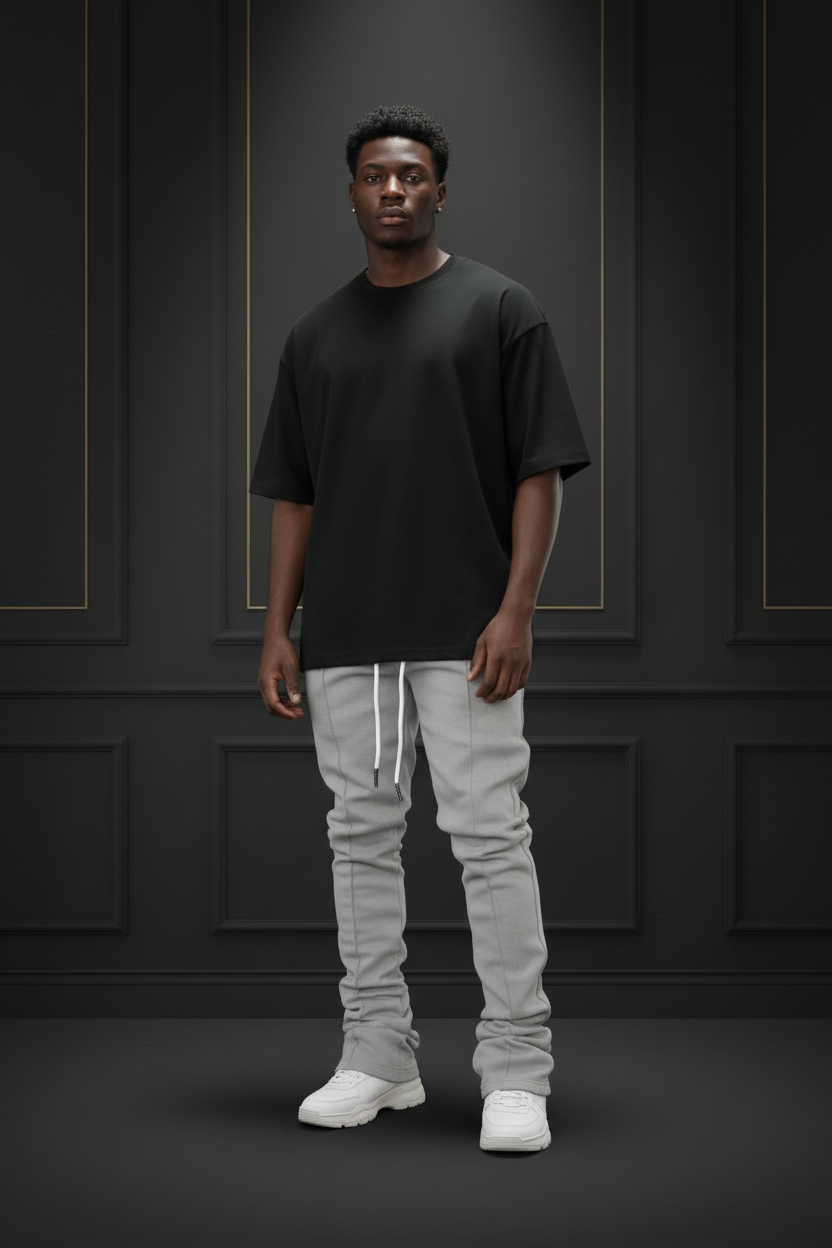 Gray - Corrected Color & Longer Shirt