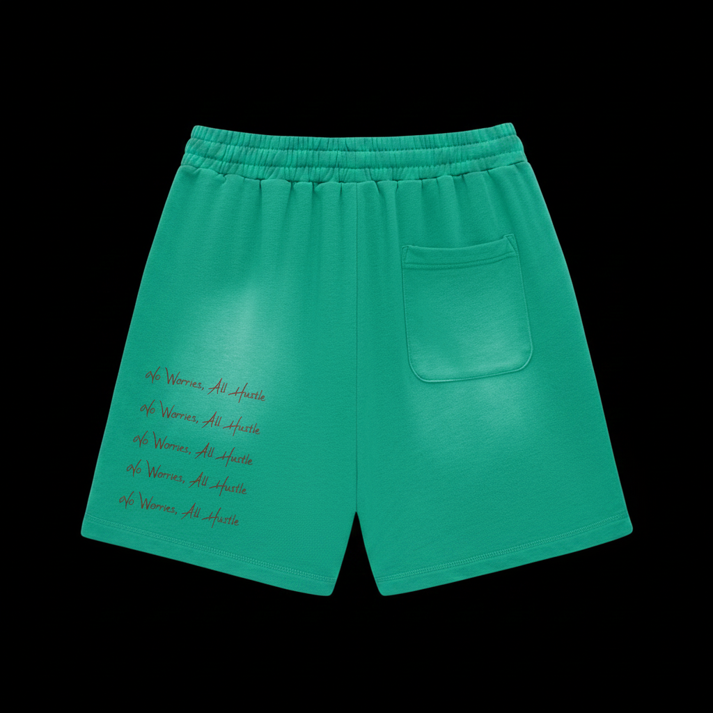 Green Shorts Back