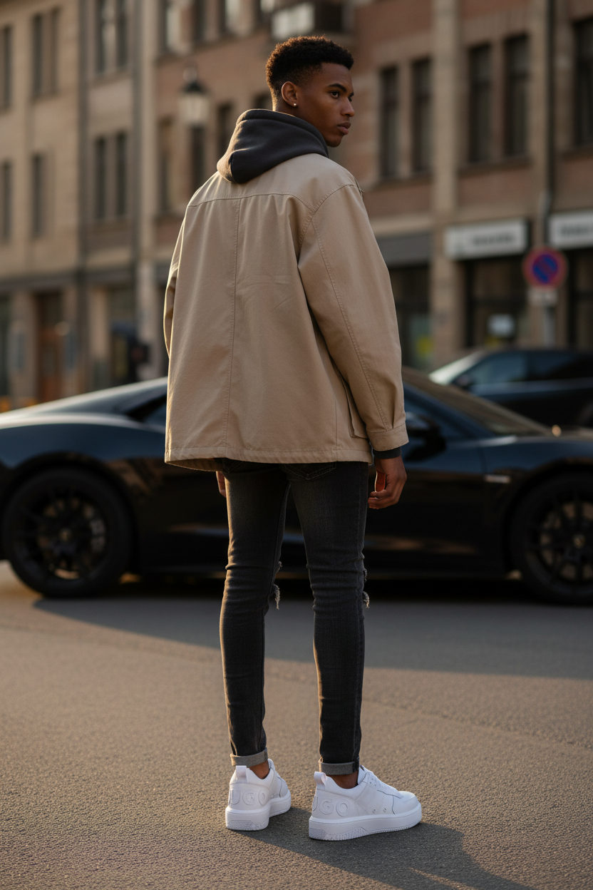 Hugo Boss Kilian Tenn — Back of Shoe