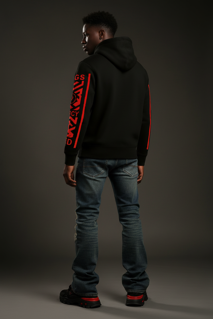 Red colorway back view
