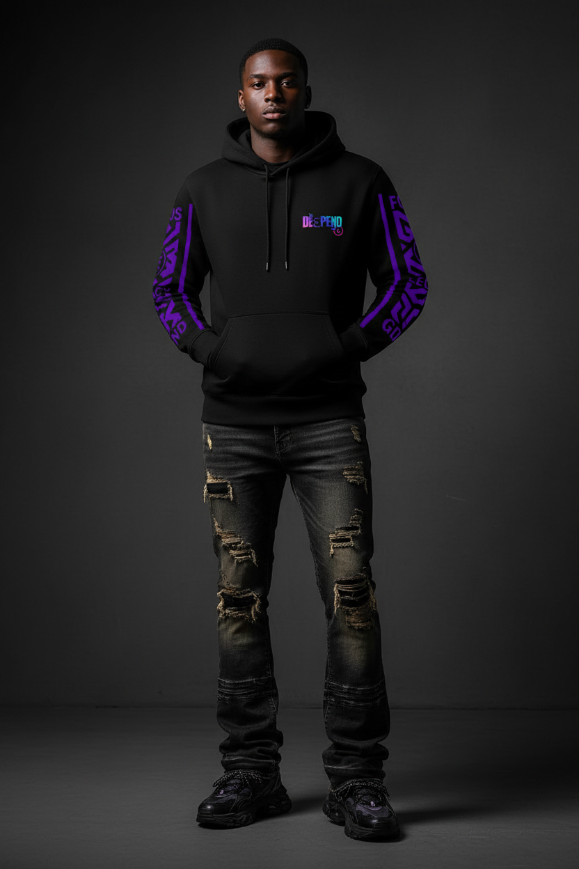 Purple colorway front view