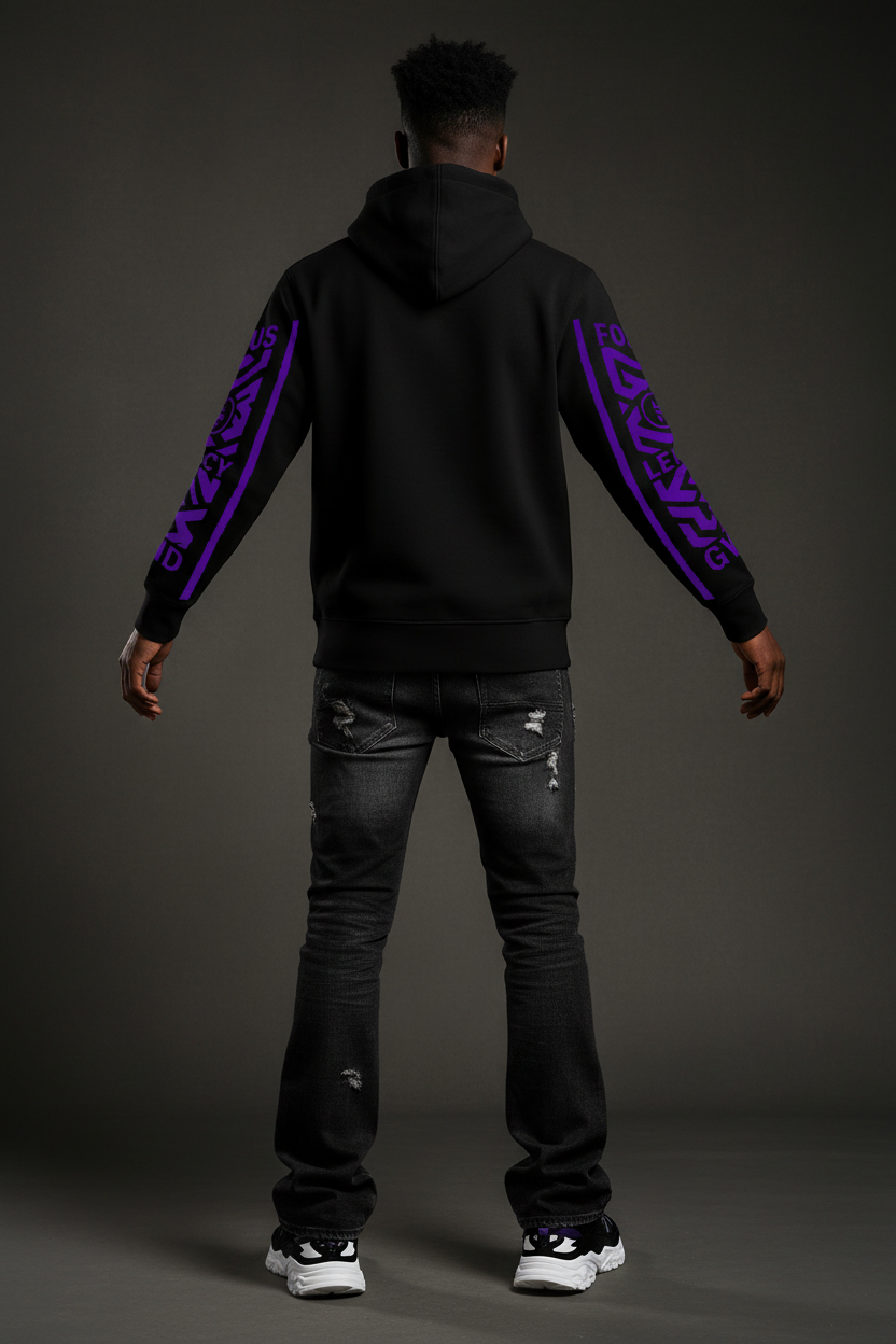 Purple colorway back view