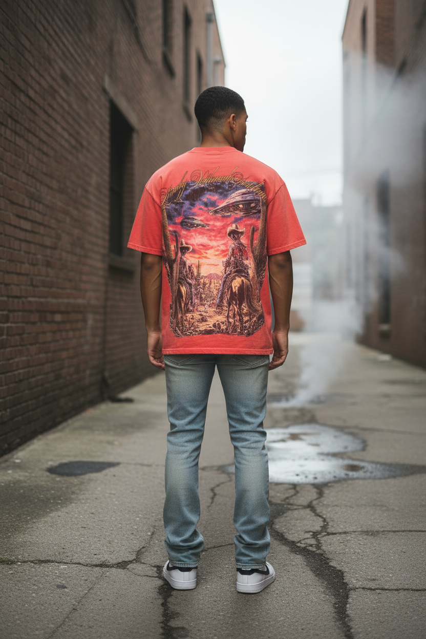 Invasion Tee – Back Graphic Shot