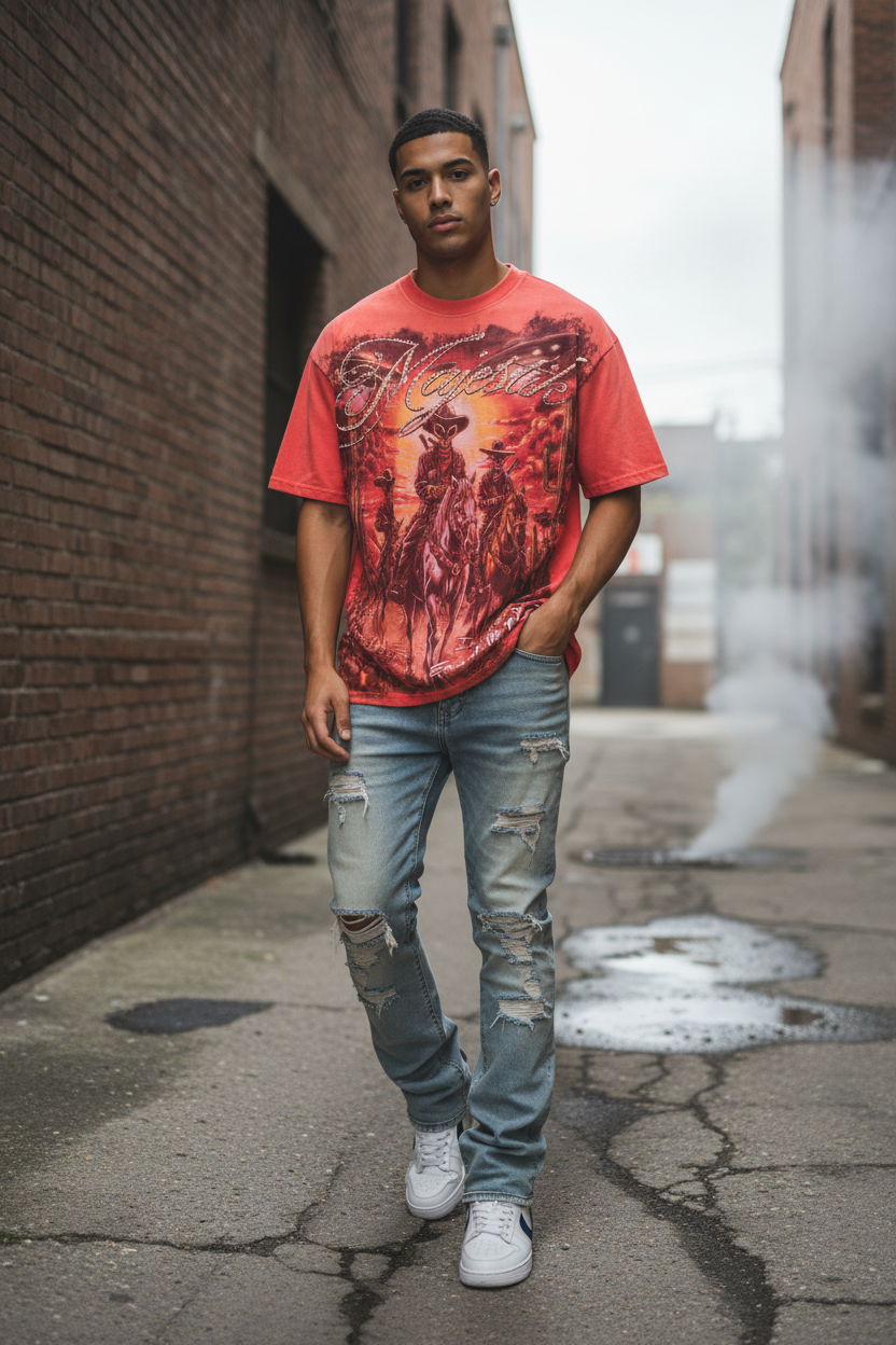 Invasion Tee – Mixed Model Urban Shot