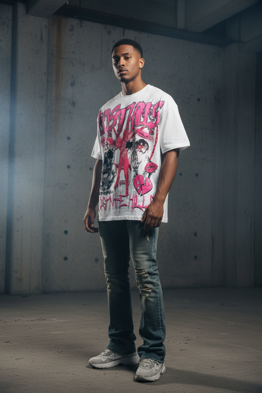 Losthills Broken Heart Tee – Model Shot
