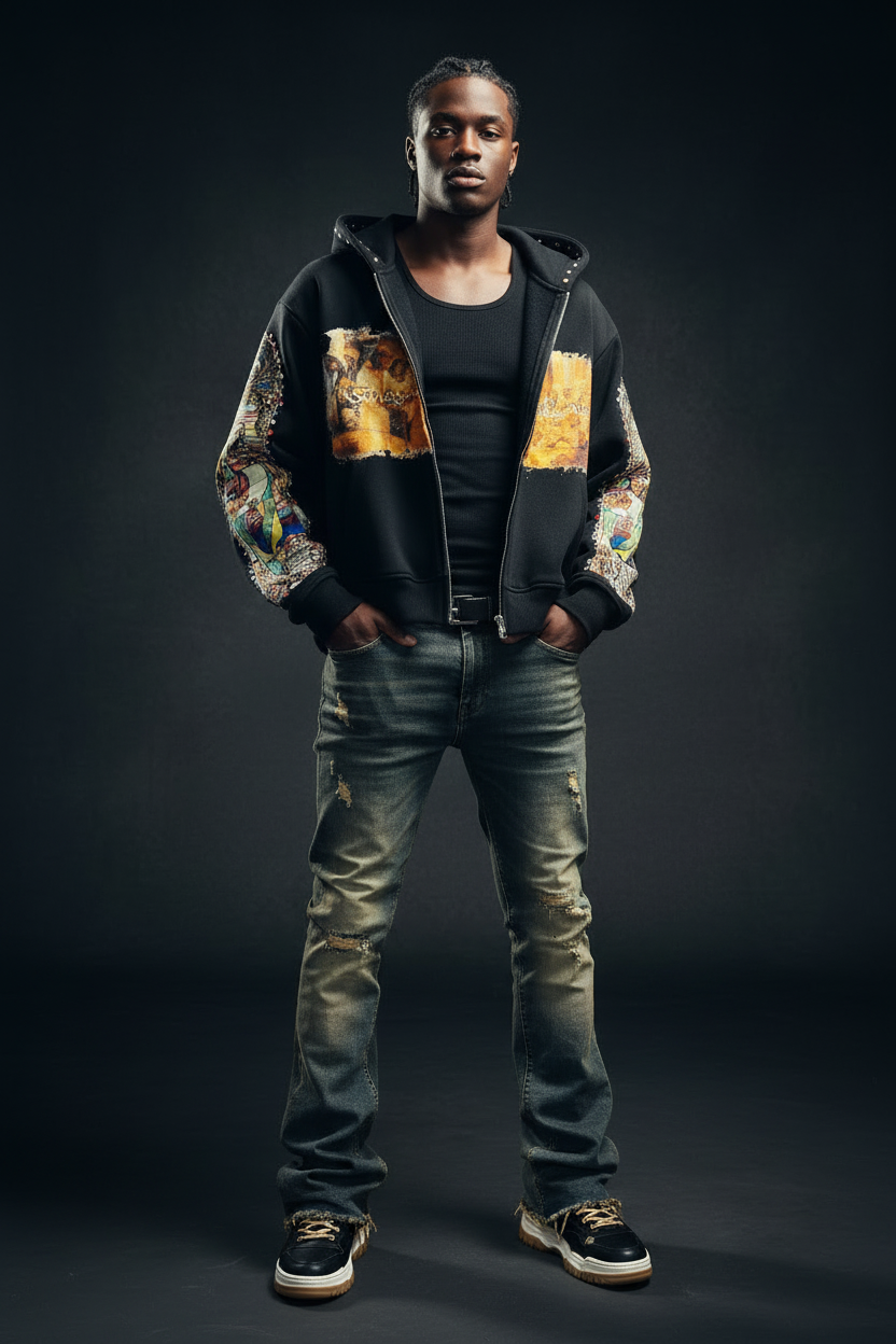 Merry Mary Hoodie - Model Shot
