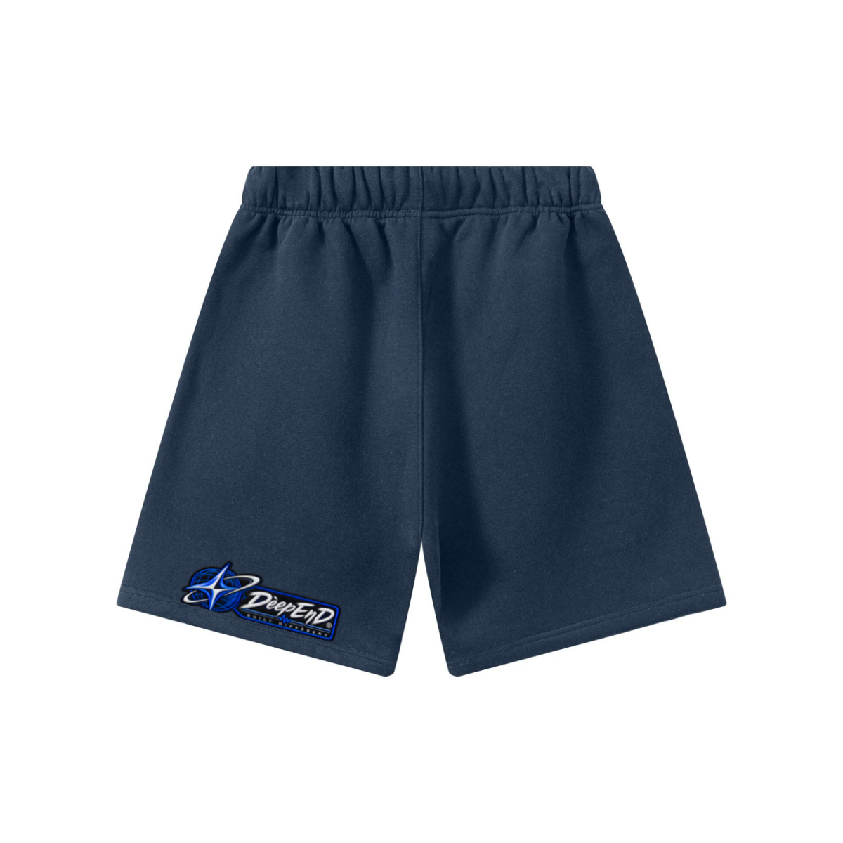 345GSM Men’s Fleece-Lined Straight-Leg Shorts Midnight Blue