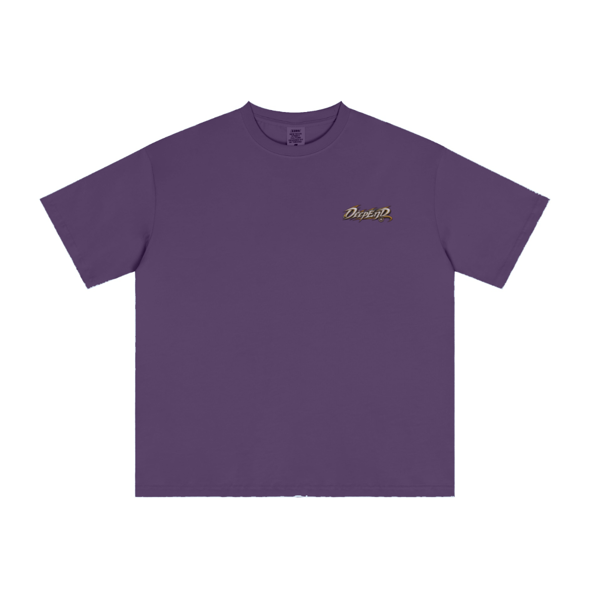 235GSM Men's Low-Shrink Cool-Touch Cotton T-Shirt Purple