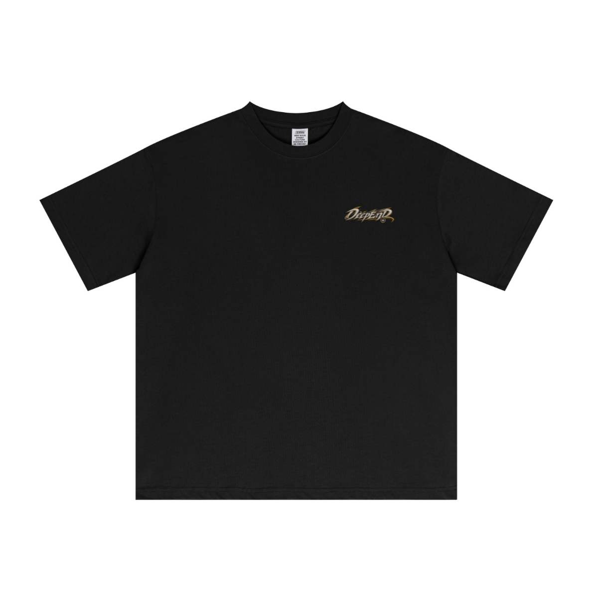 235GSM Men's Low-Shrink Cool-Touch Cotton T-Shirt Black