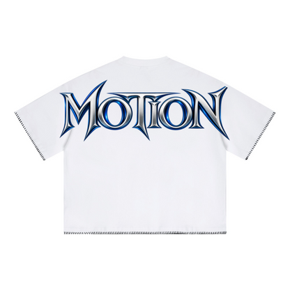 240GSM Unisex Boxy-Fit Loose-Fit T-shirt Off white
