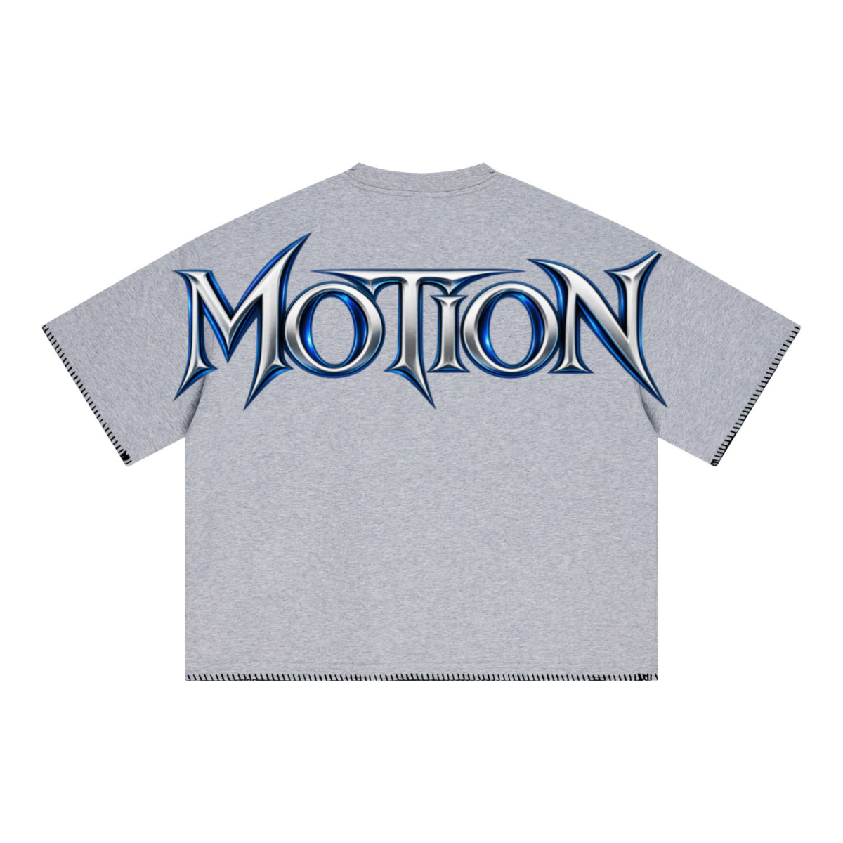 240GSM Unisex Boxy-Fit Loose-Fit T-shirt Heathered gray