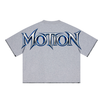 240GSM Unisex Boxy-Fit Loose-Fit T-shirt Heathered gray