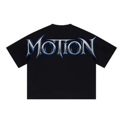 240GSM Unisex Boxy-Fit Loose-Fit T-shirt Black
