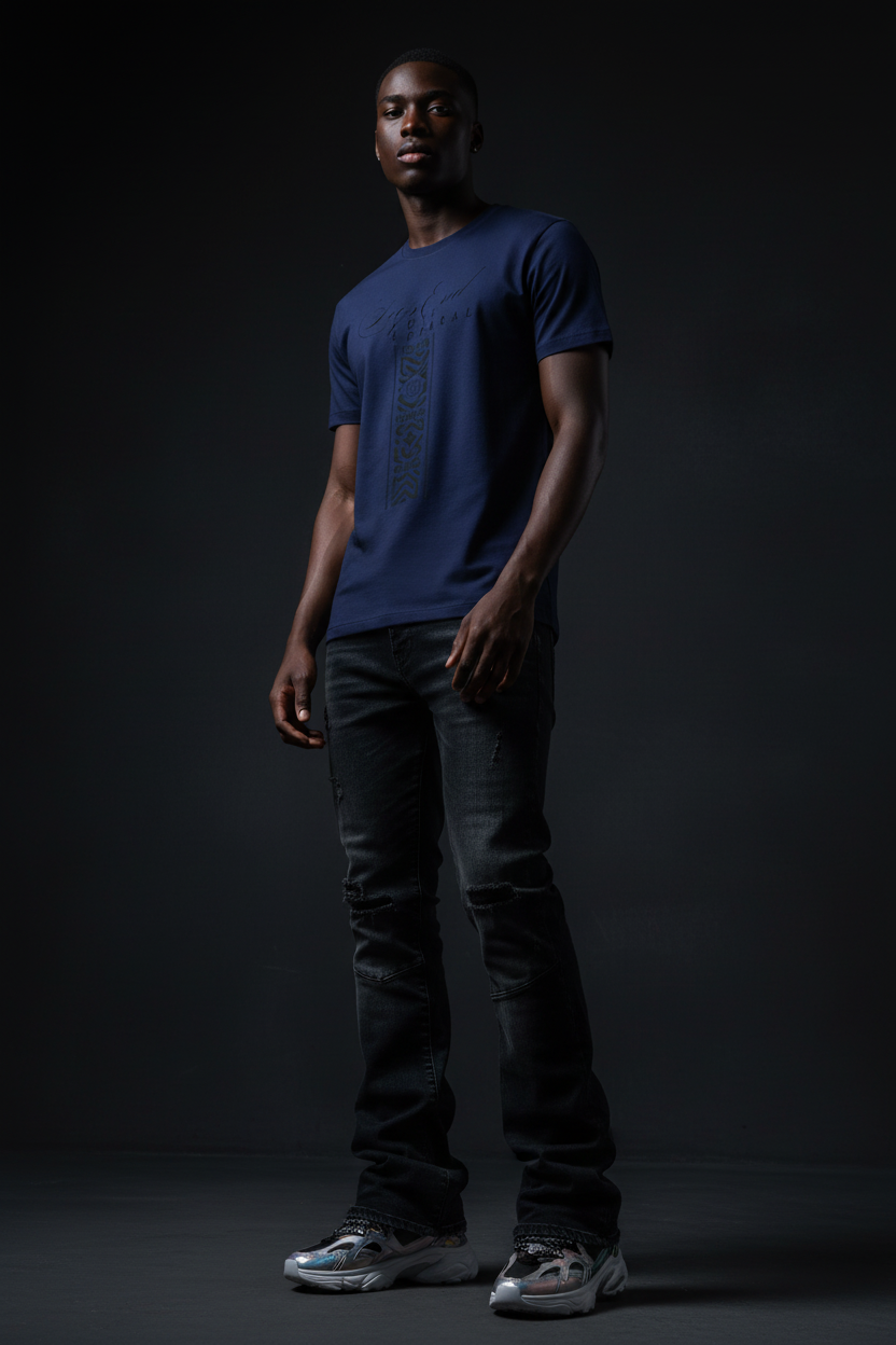 Navy Blue Low Angle