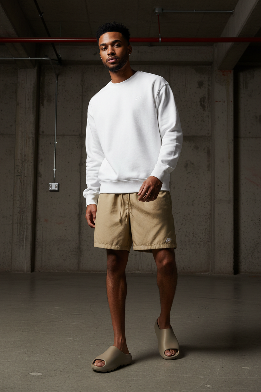 Nike Club Parachute Shorts - Model Industrial