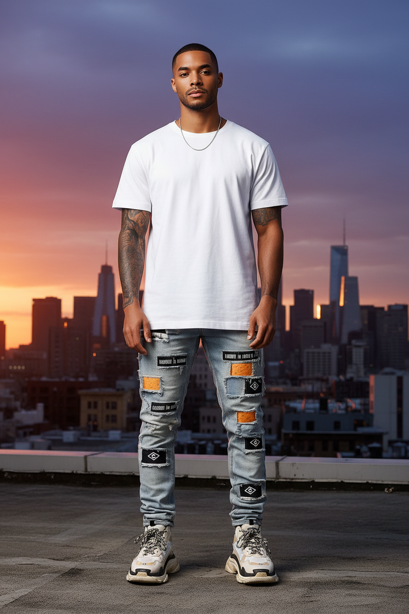 Patchwork Jeans – New Model Front