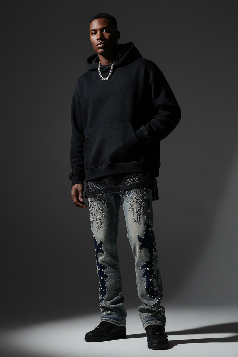 Pearl Boot Cut Denim — Mixed Model