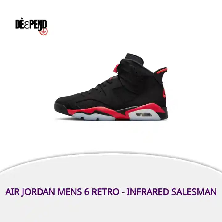 Air Jordan Mens 6 Retro - Infrared Salesman by@Outfy