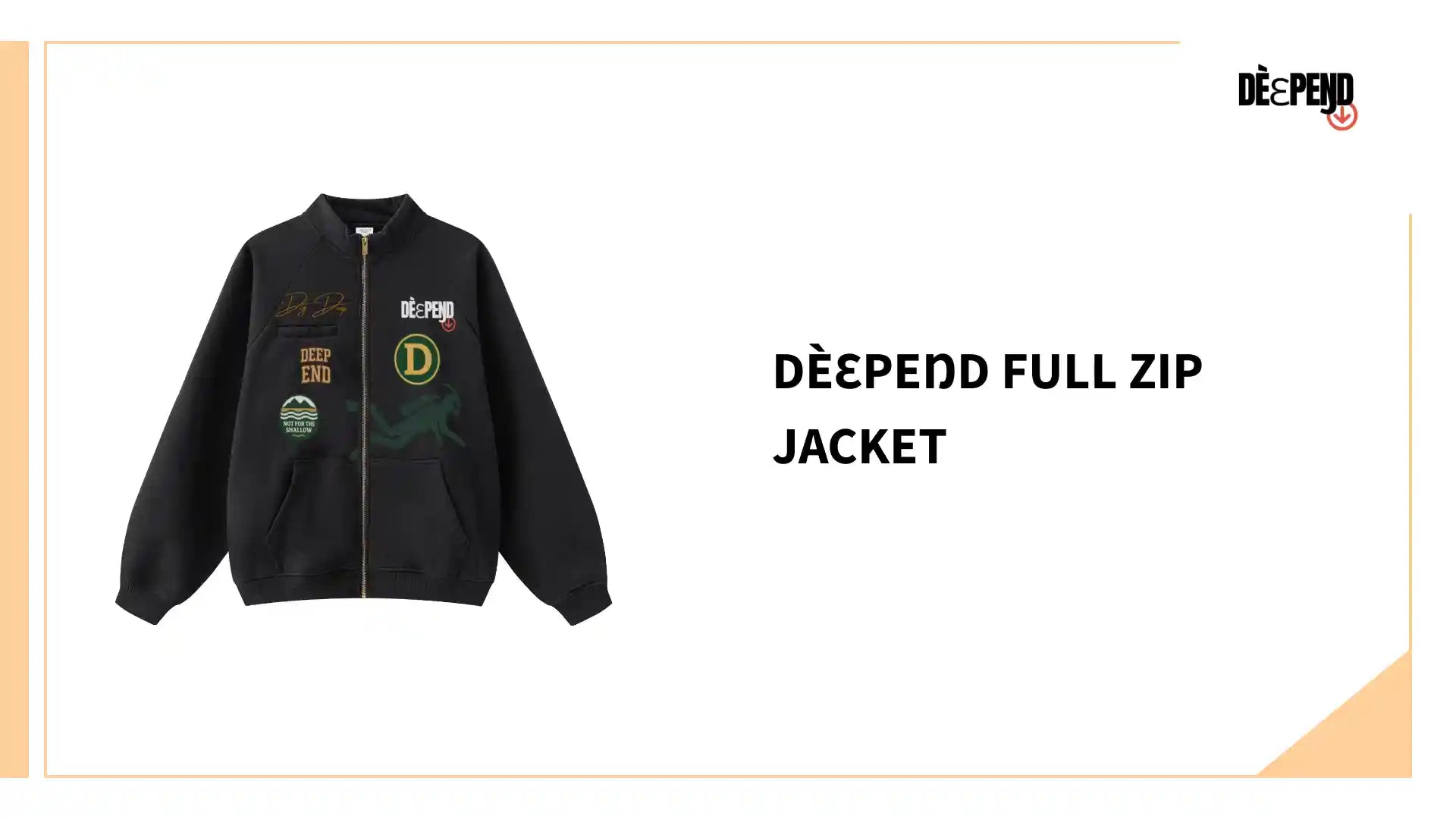 D&egrave;ɛpEŋD Full Zip Jacket by@Outfy