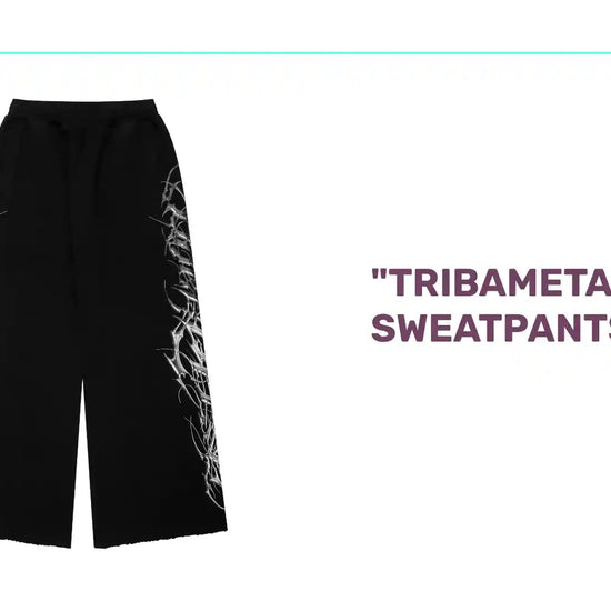 "TRIBAMETAL" SWEATPANTS by@Outfy