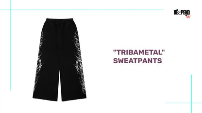 "TRIBAMETAL" SWEATPANTS by@Outfy