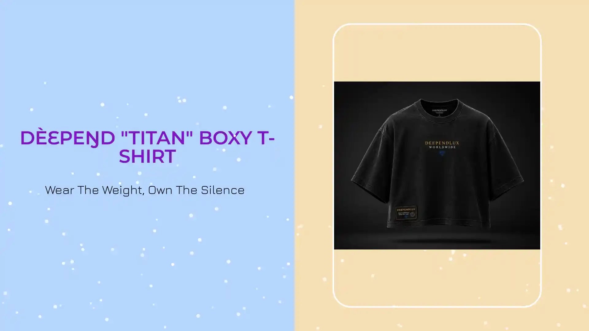 D&egrave;ɛpEŋD "Titan" Boxy T-Shirt by@Outfy