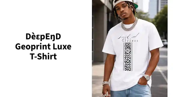 D&egrave;ɛpEŋD Geoprint Luxe T-Shirt by@Outfy