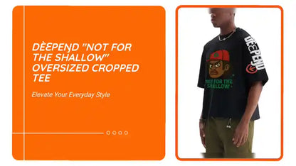 D&egrave;ɛpEŋD "Not For The Shallow" Oversized Cropped Tee by@Outfy