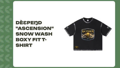 D&egrave;ɛpEŋD "Ascension" Snow Wash Boxy Fit T-Shirt by@Outfy
