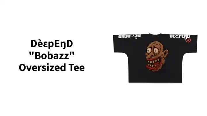 D&egrave;ɛpEŋD "Bobazz" Oversized Tee by@Outfy