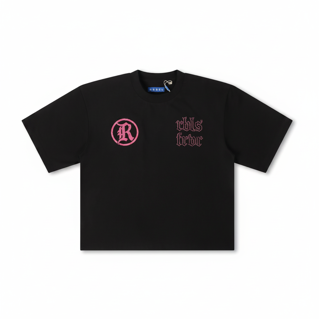 Rebel Denim Saints Tee – 3D Ghost Mockup