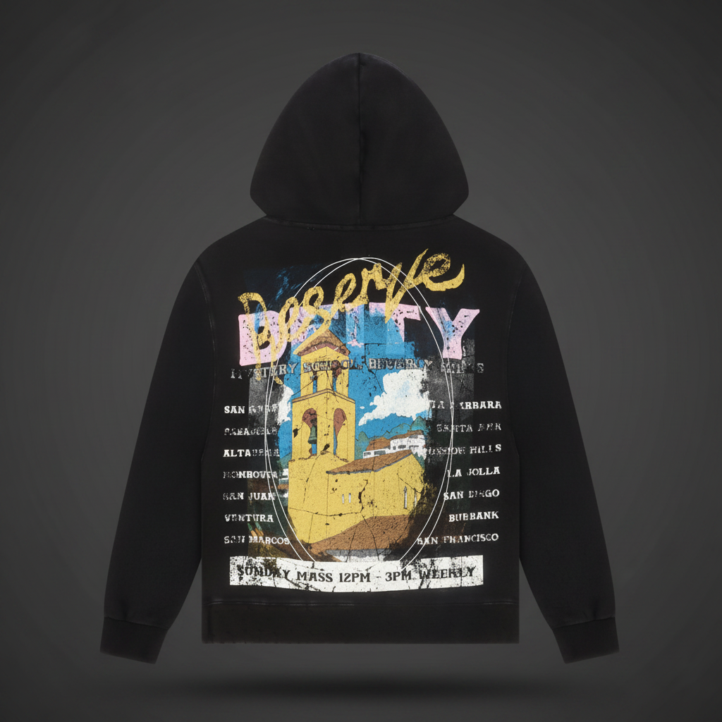 Reserve Mystery School Hoodie – Back Mockup Corrected