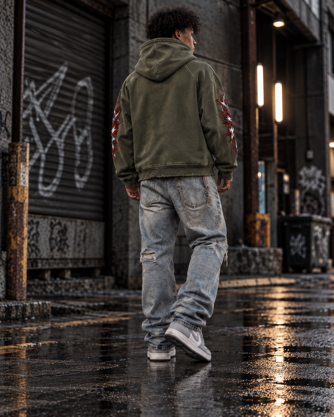 DèɛpEŋD Unbothered Vintage Washed Hoodie