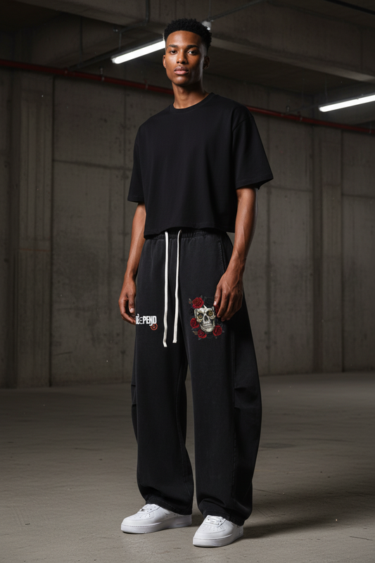 Rosehead Pants - Boxy Crop Tee + AF1