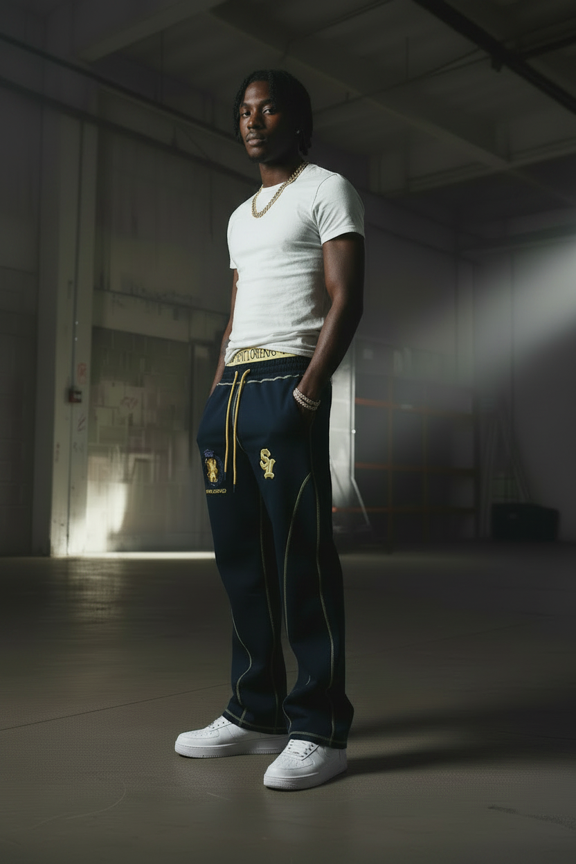 Saint Lorenzo Joggers - 3/4 Angle