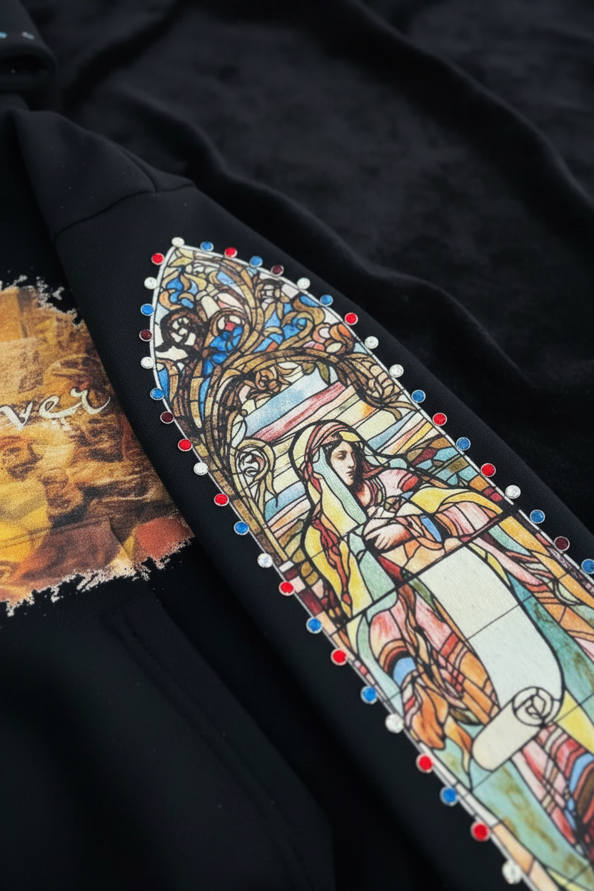 Sleeve Print Close-Up